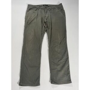 DU/ER N2X Pants Relaxed Taper Fit Stretch Gray Men's Size 38x30